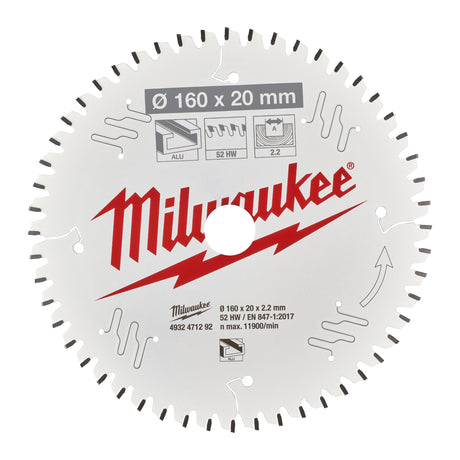 Milwaukee Csb p alu160x20x2,2x52tf 4932471292
