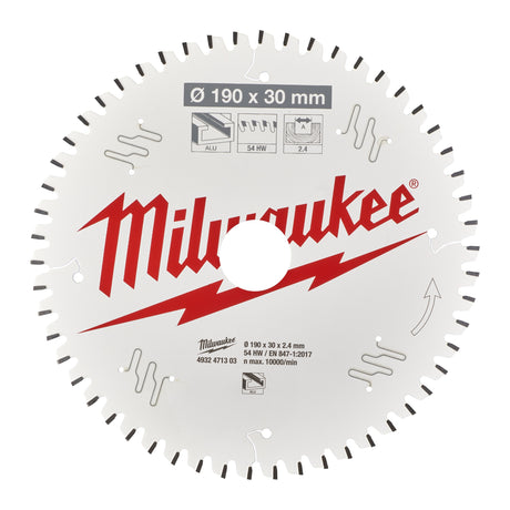 Milwaukee Csb p alu190x30x2.4x54tf neg. 4932471303