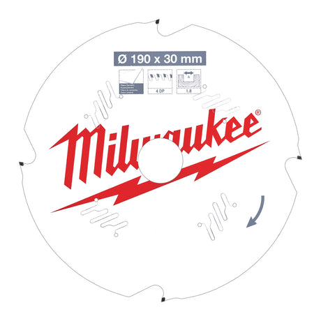 Milwaukee Csb p fc 190x30x1.8x4d 4932471304