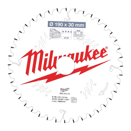 Milwaukee Csb ms w 190x30x2.4x40atb neg. 4932471314