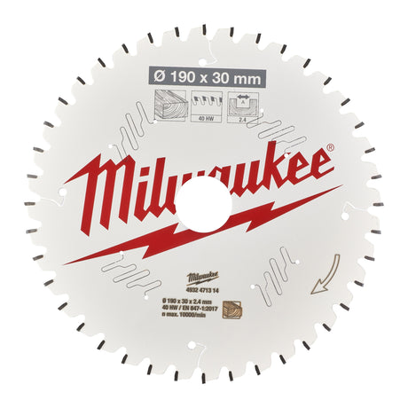 Milwaukee Csb ms w 190x30x2.4x40atb neg. 4932471314