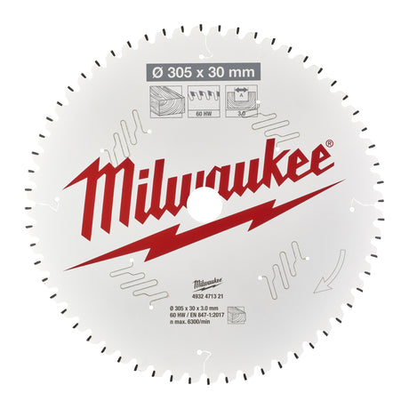 Milwaukee Csb ms w 305x30x3.0x60atb neg. 4932471321