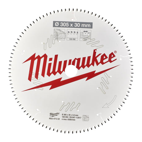 Milwaukee Csb ms w 305x30x3.0x100atb neg. 4932471322