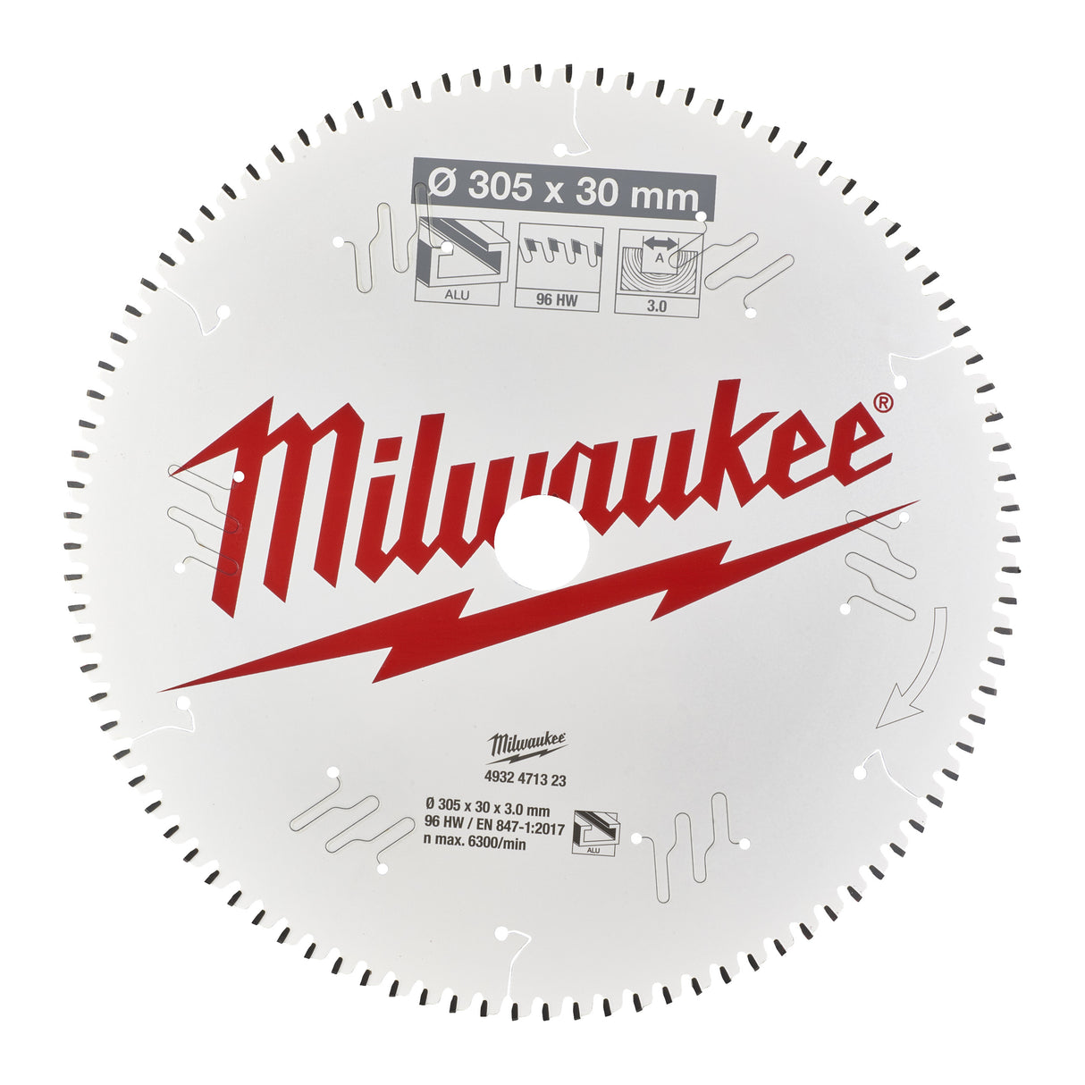 Milwaukee Csb ms alu305x30x3.0x96tf neg. 4932471323