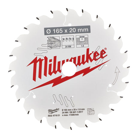 Milwaukee Csb p w 165x20x1.6x24atb 4932471931