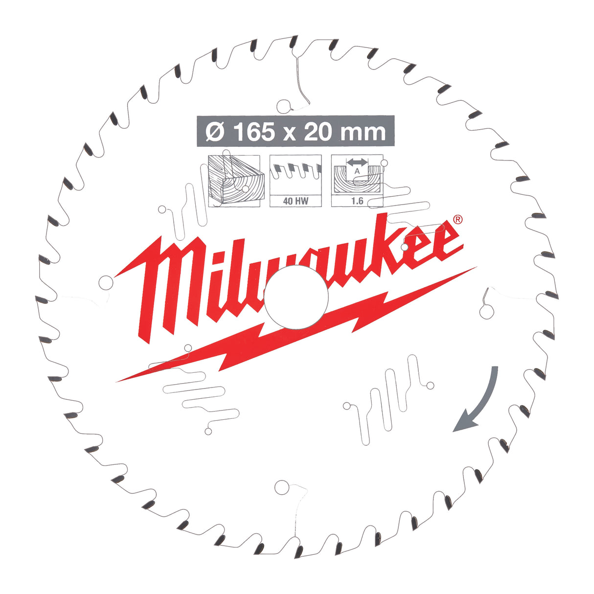 Milwaukee Csb p w 165x20x1.6x40atb 4932471932