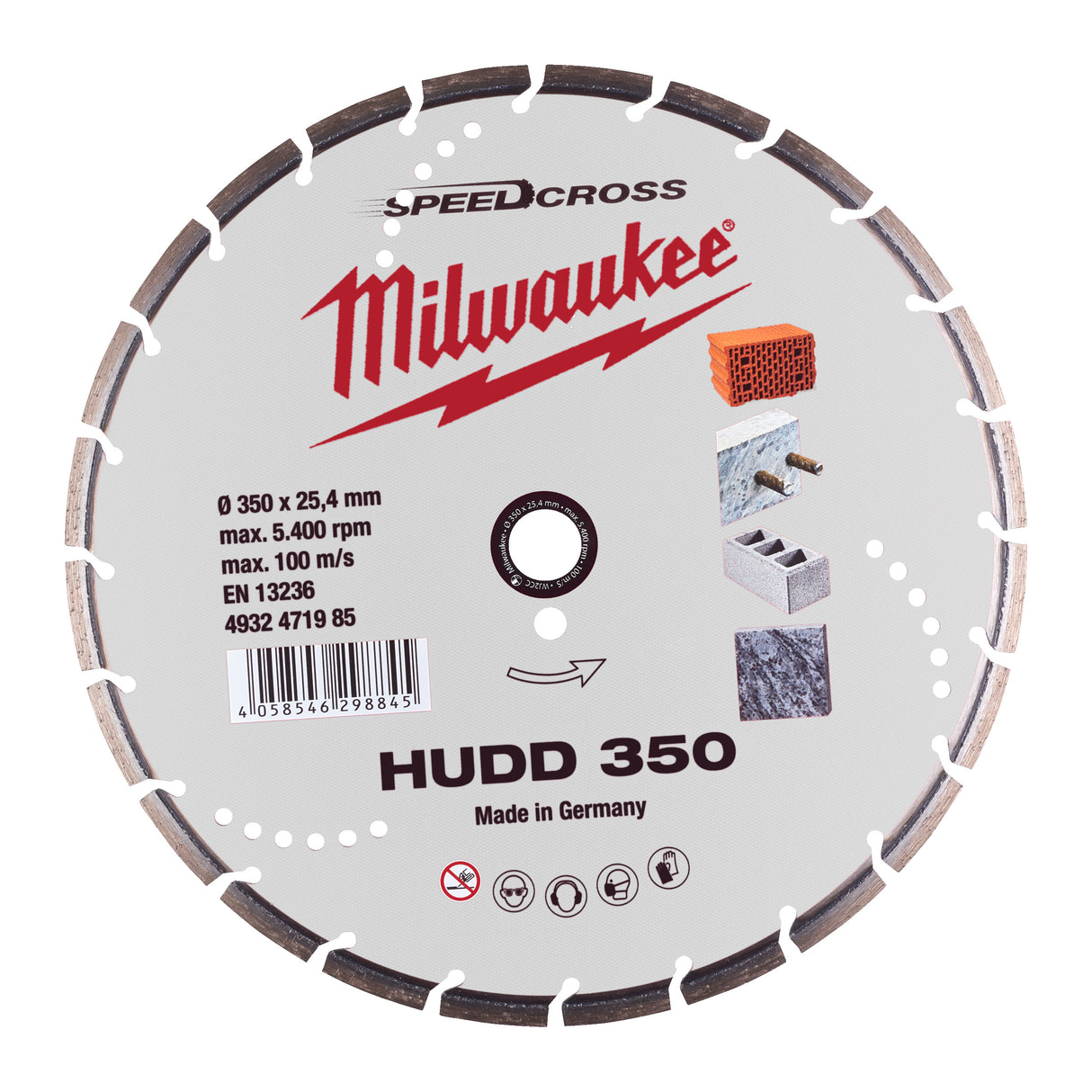 Milwaukee Disc diamantat hudd 350 hpp  4932471985