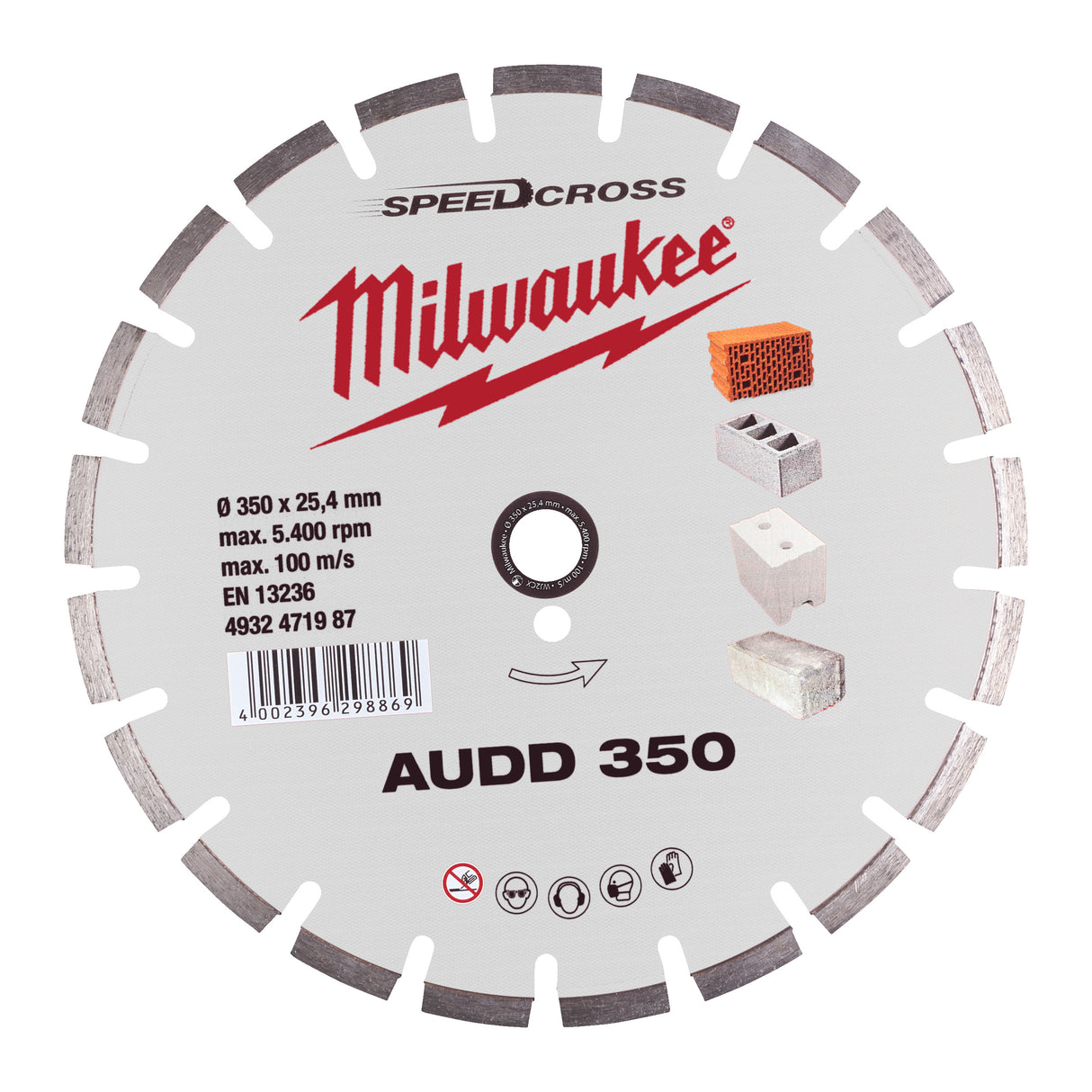 Milwaukee Disc diamantat audd 350  4932471987