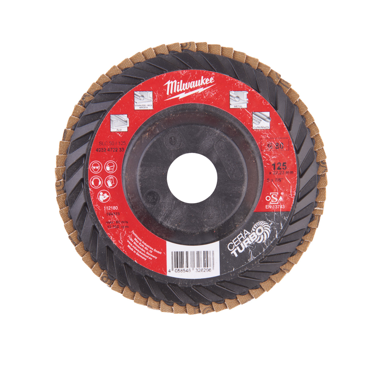 Milwaukee Disc lamelar frontal slc50/125gr80 4932472233