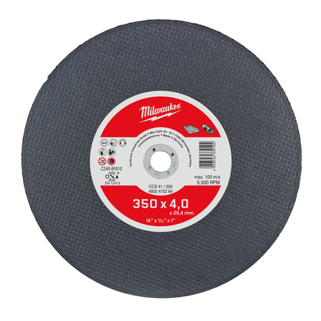 Milwaukee Disc debitare metale neferoase și piatră  4932472264