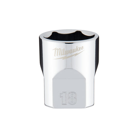Milwaukee Cheie tubulară 3/8, sistem metric, scurtă - 18mm 4932478348