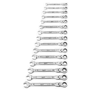 Set chei fixe MAX BITE™ cu clichet și cap pivotant Milwaukee