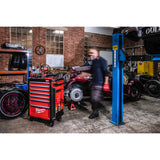 Milwaukee Dulap de scule mobil, cu 7 sertare, metalic, 78 cm 4932478849
