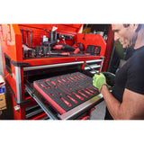 Milwaukee Dulap de scule mobil, cu 10 sertare, metalic, 117 cm 4932478852