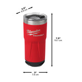Milwaukee Cană termică roșie PACKOUT™ 591ml 4932479074