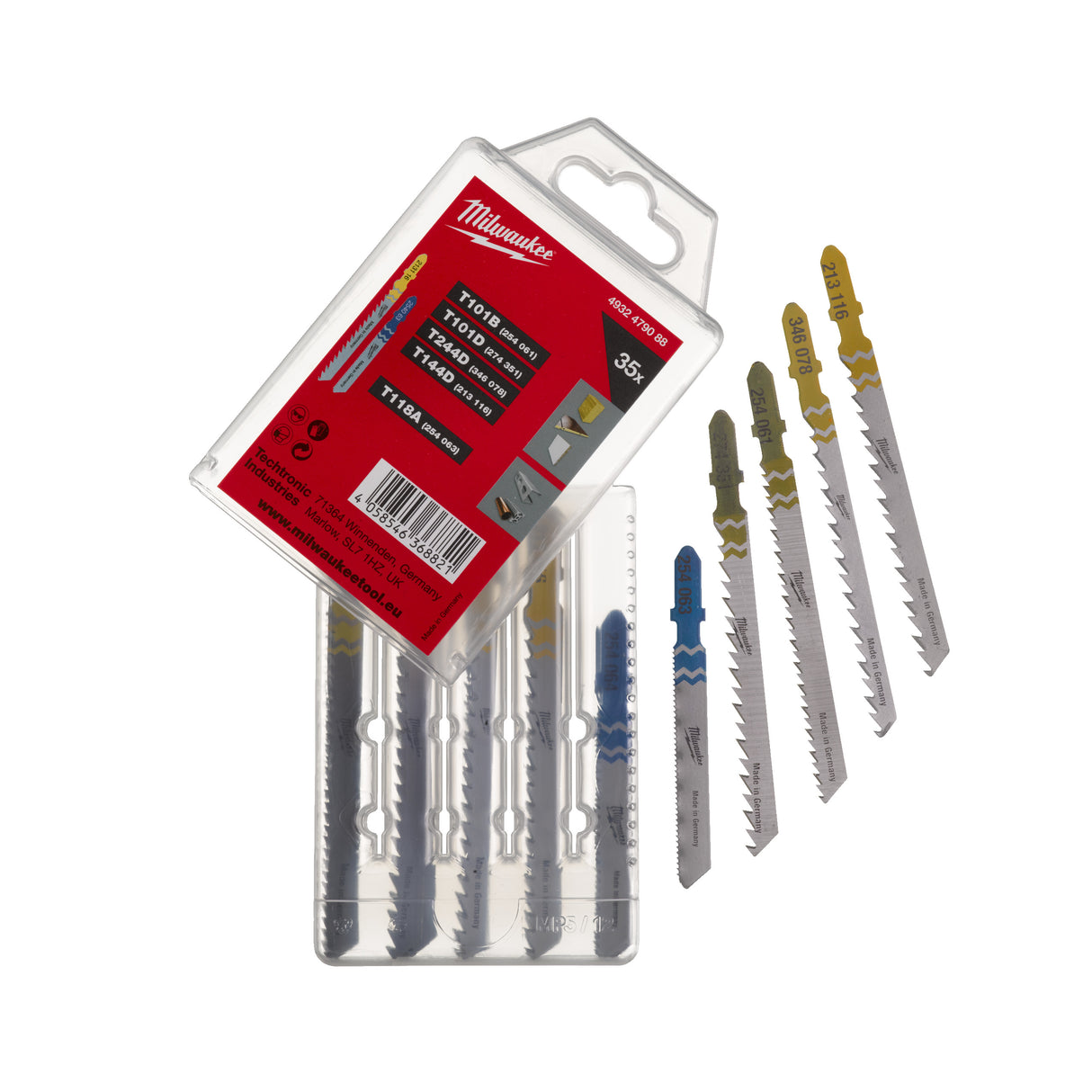 Milwaukee Pânză pendular set 35 bucăți 4932479088