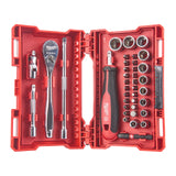 Milwaukee Set antrenor cu clichet și chei tubulare în inserție de spumă, 1/4, 38 bucăți 4932479096