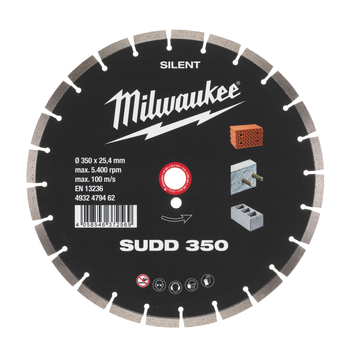 Milwaukee Disc diamantat sudd 350x25.4 4932479462