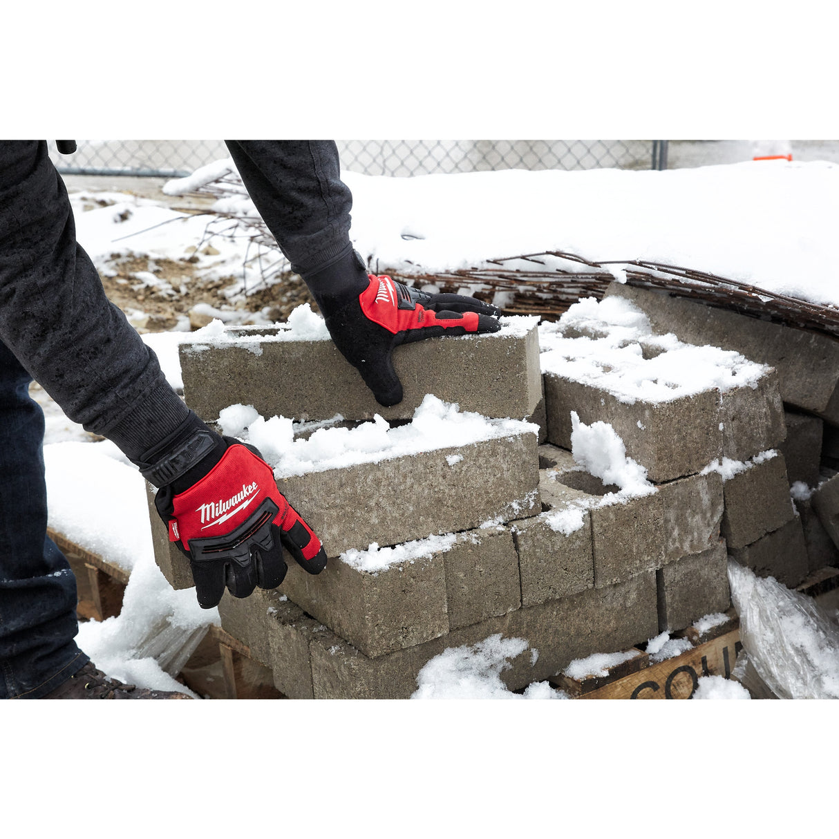 Mănuși iarnă - lucrări demolare Milwaukee