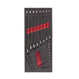 Milwaukee Set de chei combinate cu clichet max bite în inserție de spumă, 15 bucăți 4932479827