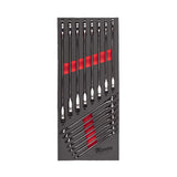 Milwaukee Set de chei combinate max bite în inserție de spumă, 15 bucăți 4932479828