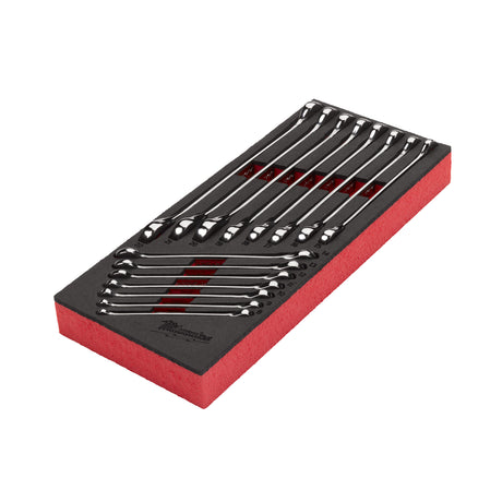 Milwaukee Set de chei combinate max bite în inserție de spumă, 15 bucăți 4932479828