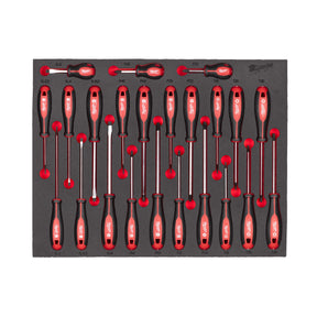 Milwaukee Set de 23 de șurubelnițe în inserție de spumă 4932479830