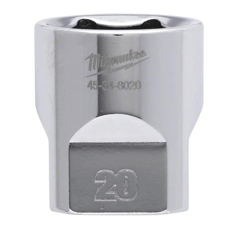 Milwaukee Cheie tubulară 3/8, sistem metric, 20mm, scurtă 4932479996