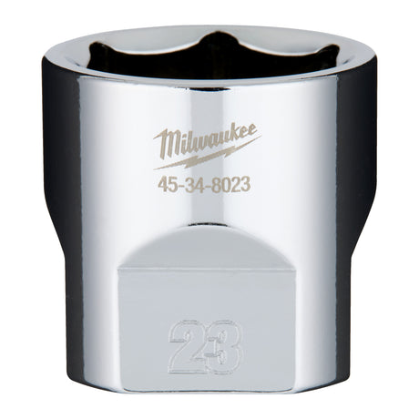 Milwaukee Cheie tubulară 3/8, sistem metric, 23mm, scurtă 4932479999