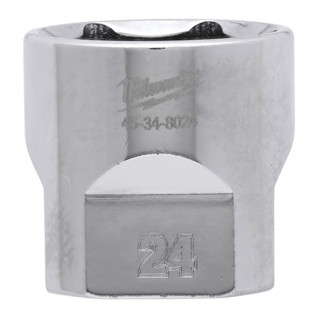 Milwaukee Cheie tubulară 3/8, sistem metric, 24mm, scurtă 4932480000