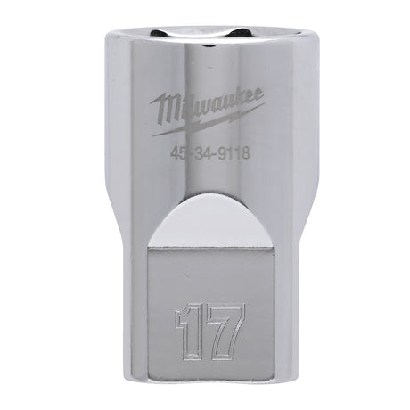 Milwaukee Cheie tubulară 1/2, sistem metric, 17mm, scurtă 4932480015