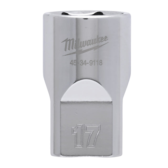 Milwaukee Cheie tubulară 1/2, sistem metric, 17mm, scurtă 4932480015