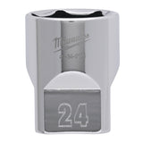Cheie tubulară ½″ cromată FOUR FLAT™ Milwaukee
