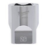 Cheie tubulară ½″ cromată FOUR FLAT™ Milwaukee
