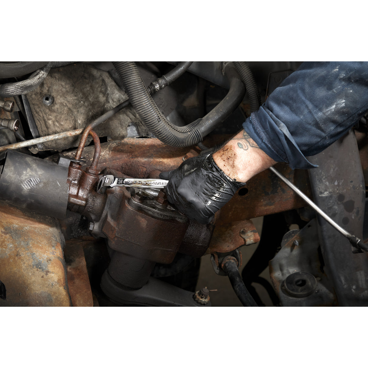 Milwaukee Cheie fixă max bite cu clichet și cap pivotant, 15mm 4932480188
