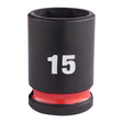 Milwaukee Cheie tubulară de impact shw 3/8, scurtă - 15mm 4932480272