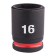 Milwaukee Cheie tubulară de impact shw 3/8, scurtă - 16mm 4932480273