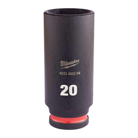 Milwaukee Cheie tubulară de impact shw 3/8, lungă - 20mm 4932480294