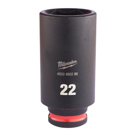 Milwaukee Cheie tubulară de impact shw 3/8, lungă - 22mm 4932480296