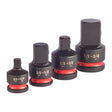 Milwaukee Set 4 adaptoare hex - SHOCKWAVE 4932480356