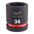 Milwaukee Cheie tubulară de impact shw 1", scurtă - 34mm 4932480412