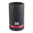 Milwaukee Cheie tubulară de impact shw 1", lungă - 34mm 4932480428