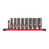 Milwaukee Set de 9 chei tubulare de impact shw 3/8, lungi, 1 set 4932480455