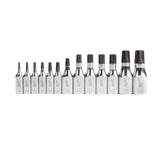 Milwaukee 4932480565 Set 13 buc. cap cheie tubulară cu bit torx ¼″ și ⅜″