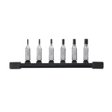 Milwaukee 4932480566 Set 6 buc. cap cheie tubulară cu bit hex ¼″, sistem metric