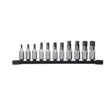 Milwaukee 4932480567 Set 11 buc. cap cheie tubulară cu bit hex ⅜″, sistem metric