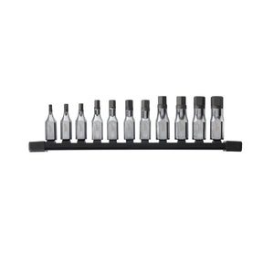 Milwaukee 4932480567 Set 11 buc. cap cheie tubulară cu bit hex ⅜″, sistem metric