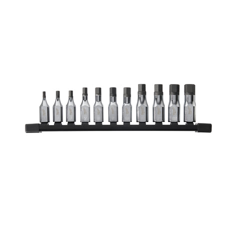 Milwaukee 4932480567 Set 11 buc. cap cheie tubulară cu bit hex ⅜″, sistem metric