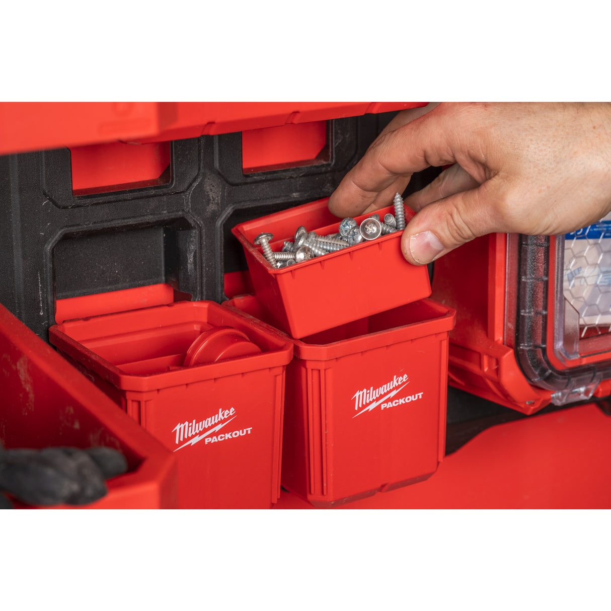Milwaukee Cutie 10 x 10 cm PACKOUT™ - 2 bucăți 4932480698