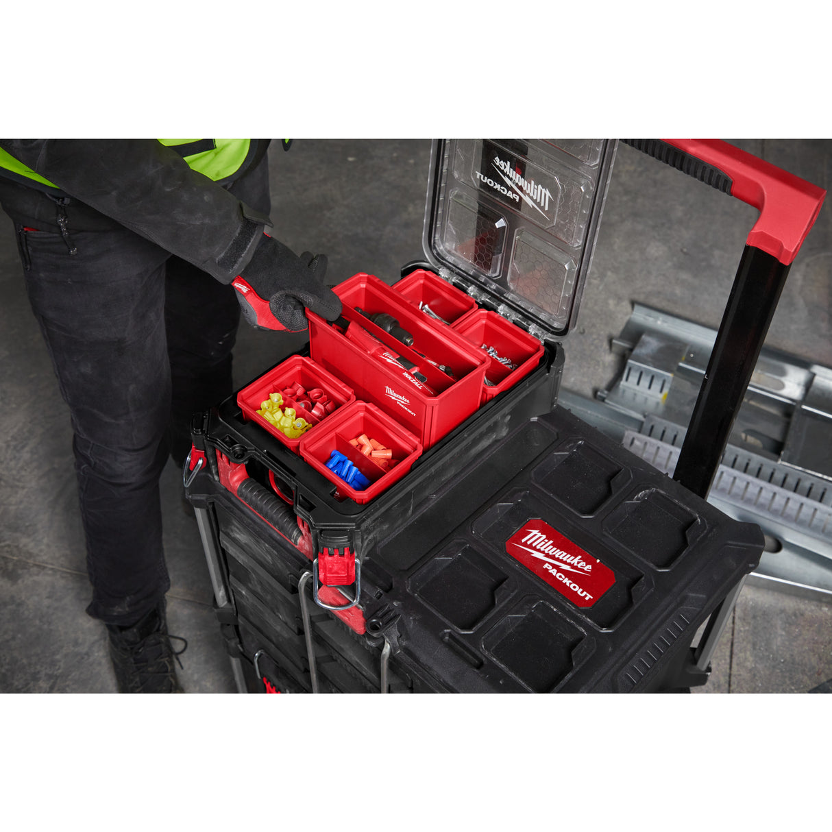 Milwaukee Cutie 10 x 10 cm PACKOUT™ - 2 bucăți 4932480698